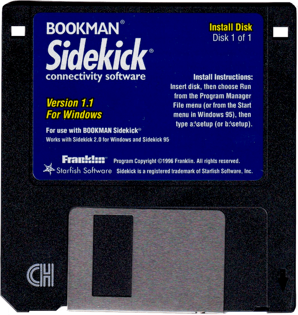 💾 Bookman Sidekick connectivity software (SDK-561, SDK-563, SDK-565)