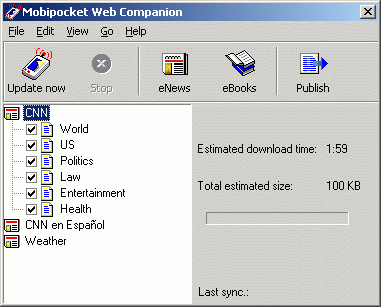Mobipocket Web Companion